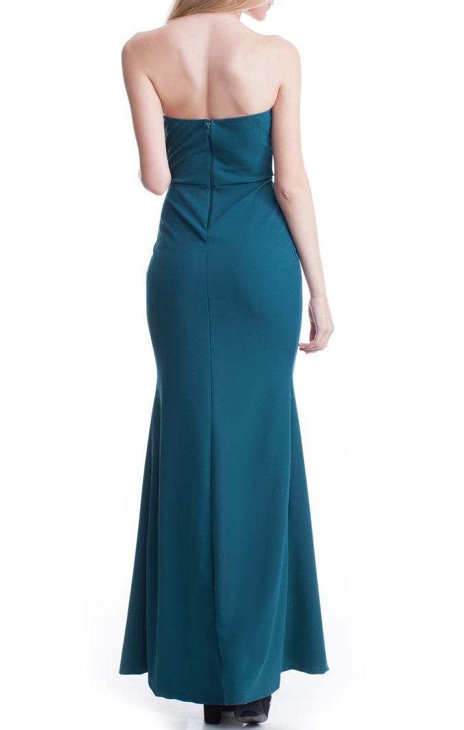 Aida Gown Dark Teal G L A M O U R